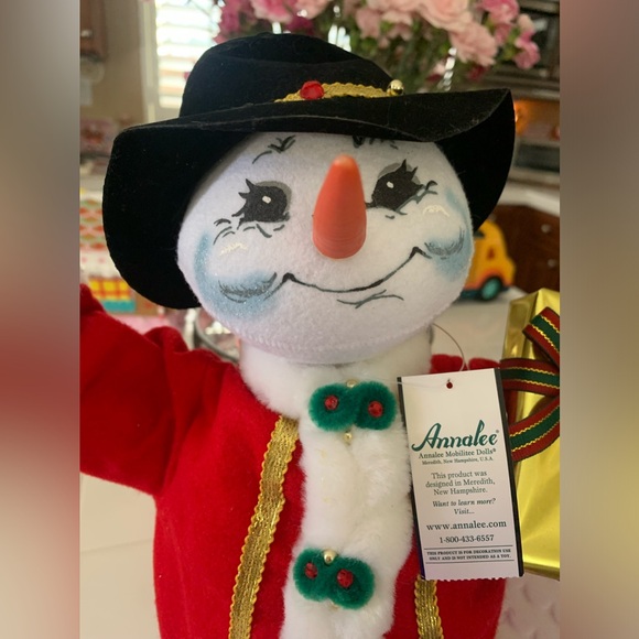 ☃️ Annalee Doll 15” Elegant Snowman #550908 - Picture 3 of 5
